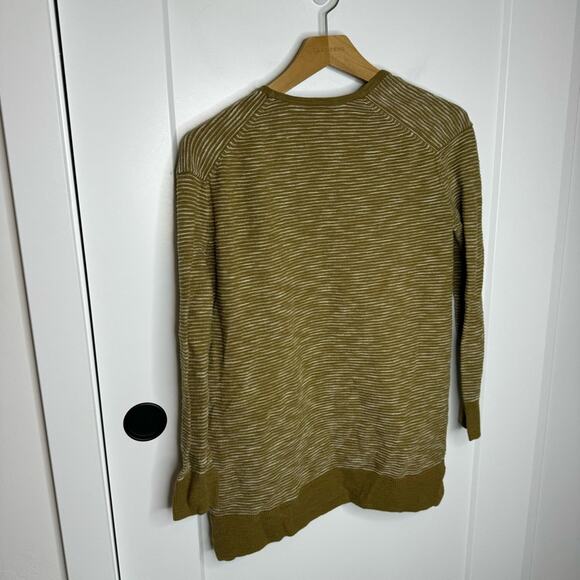 Madewell Ryder Summer Olive Striped Open Front Cardigan Sweater Size XXS - Picture 7 of 7